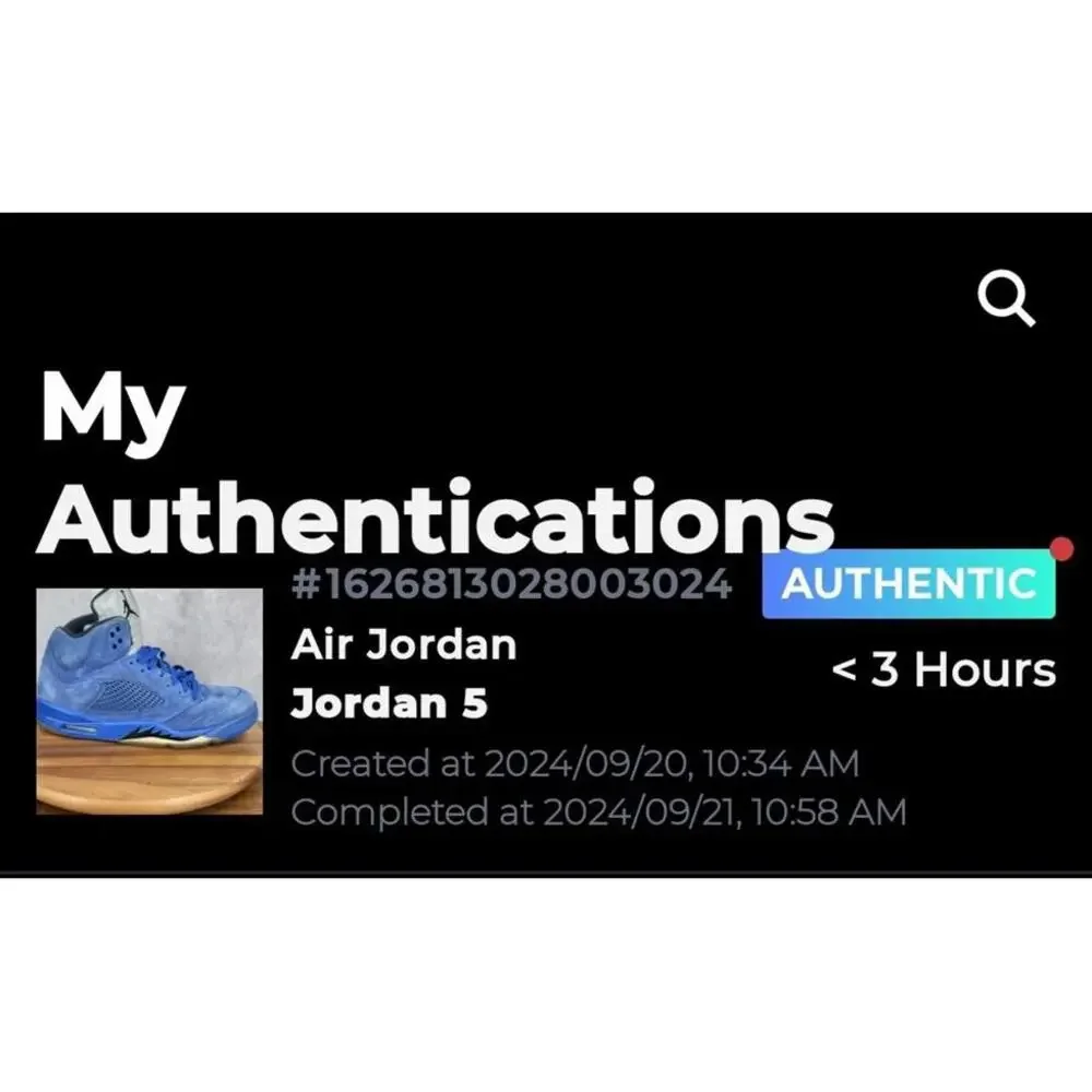Air Jordan 5 Retro‎ Blue Suede Sneakers Mens 13  Basketball Shoes Authenticated